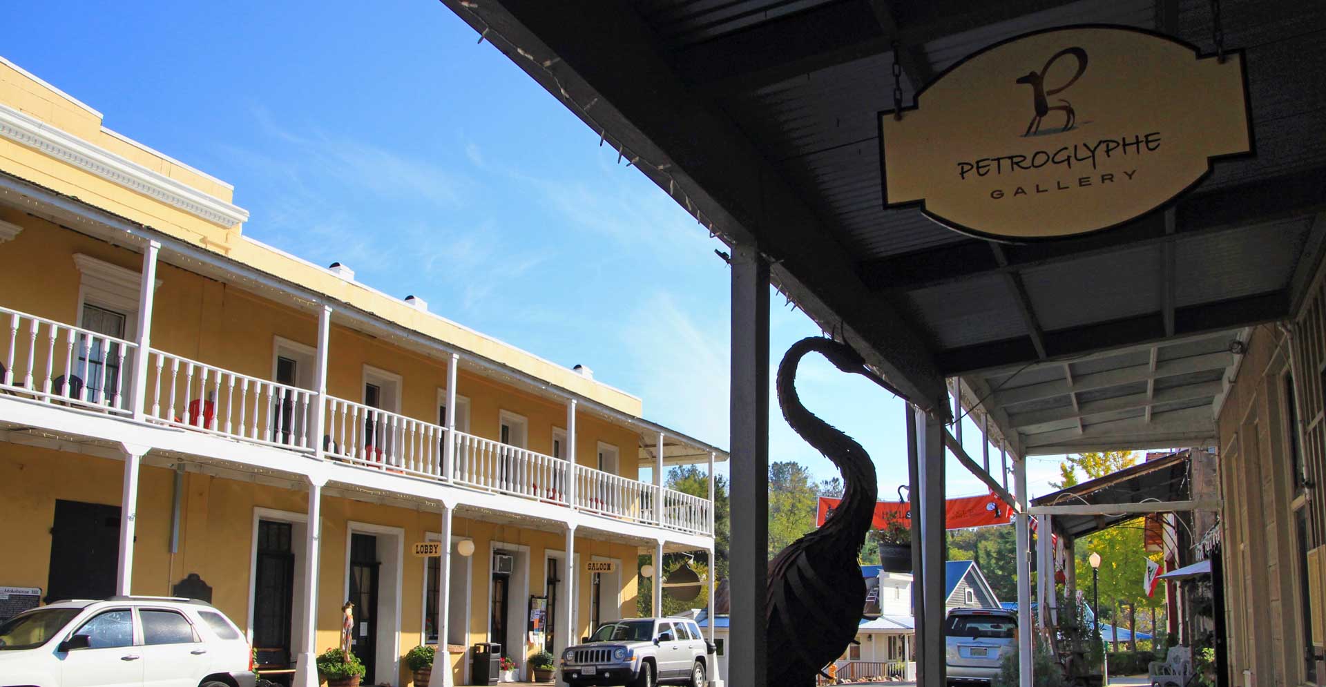 Hotel Leger taken from Petroglyphe Gallery | Lisa Boulton