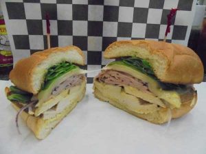 Glory Hole Sports deli chicken cordon bleu sandwich